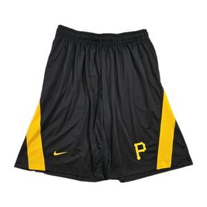 Mens Nike DriFit MLB Pittsburgh Pirates Athletic Shorts XL 30x11